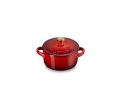 Holly Collection Mini-Braad-/Stoofpan in Aardewerk 10cm Kersenrood Le Creuset