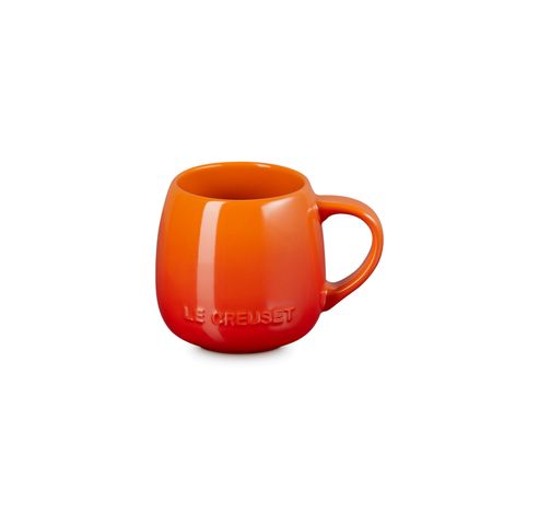 Coupe Mok in aardewerk 0,32l Oranjerood  Le Creuset