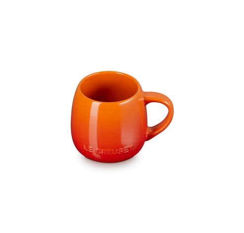 Coupe Mok in aardewerk 0,32l Oranjerood  Le Creuset