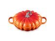 Campagnard Pompoen in Geëmailleerd Gietijzer 28cm Oranjerood