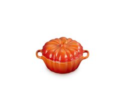 Mini-Braad-/Stoofpan Pompoen in Aardewerk 11cm 0,35l Oranjerood Le Creuset