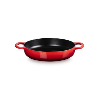 Hapjespan in Geëmailleerd Gietijzer 18cm 3,2L Kersenrood  Le Creuset