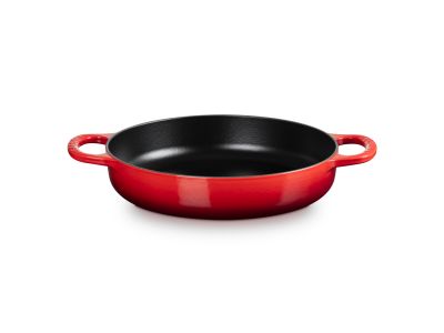 Hapjespan in Geëmailleerd Gietijzer 18cm 3,2L Kersenrood