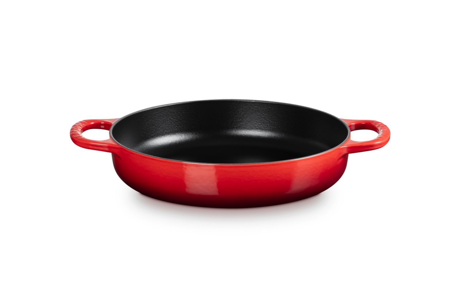 Hapjespan in Geëmailleerd Gietijzer 18cm 3,2L Kersenrood