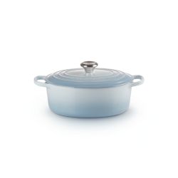 Le Creuset Signature Cocotte Ovale 29cm Coastal Blue 