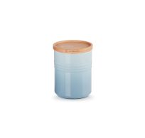 Voorraadpot 10cm/540ml met Houten Deksel Coastal Blue 