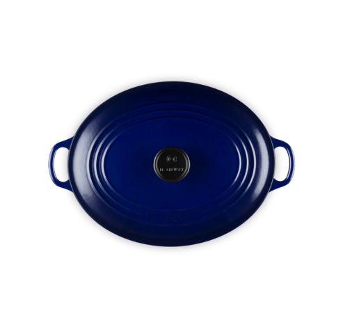 Stoofpan Ovaal in Geëmailleerd Gietijzer 31cm 6,3l Indigo  Le Creuset