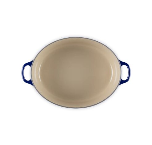 Stoofpan Ovaal in Geëmailleerd Gietijzer 31cm 6,3l Indigo  Le Creuset