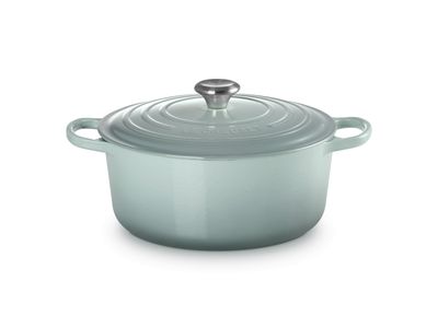 Stoofpan Rond in Geëmailleerd Gietijzer 28cm 6,7l Sea Salt