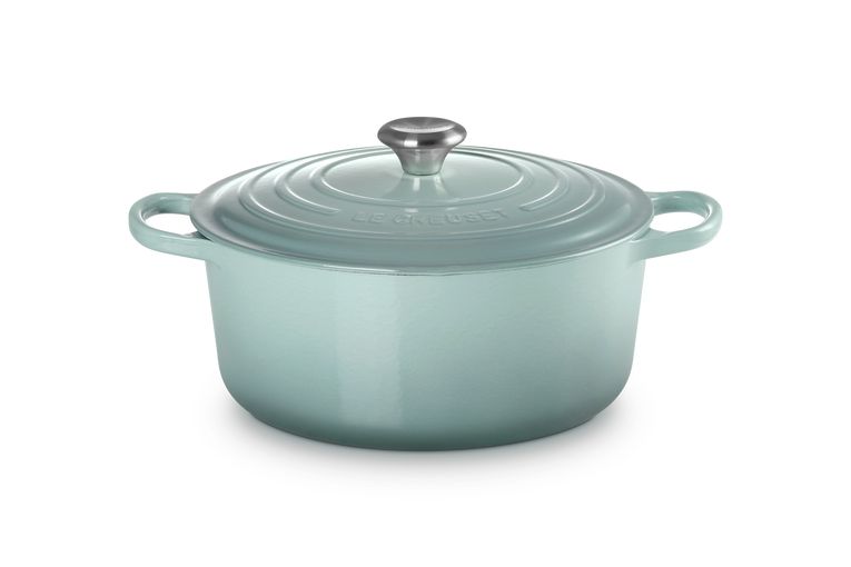Stoofpan Rond in Geëmailleerd Gietijzer 28cm 6,7l Sea Salt