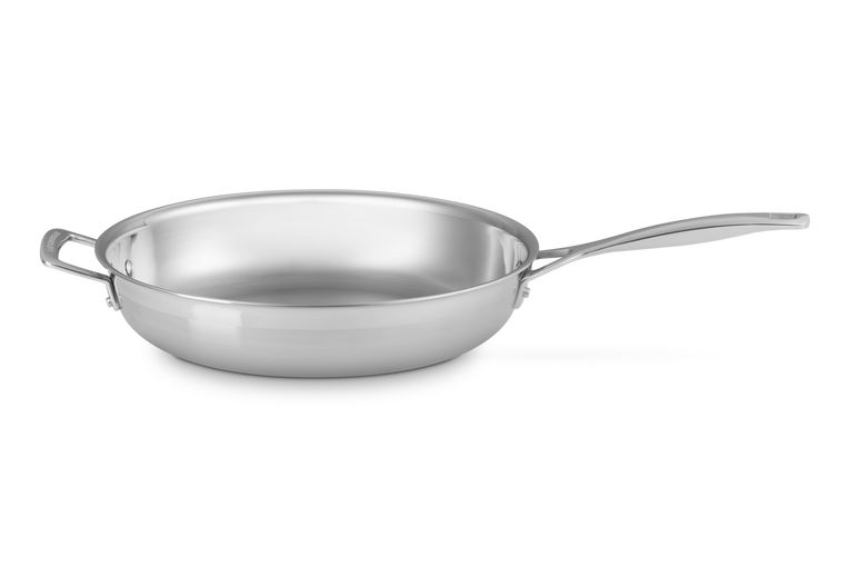 3-Ply Koekenpan in RVS met Extra Handvat 30cm