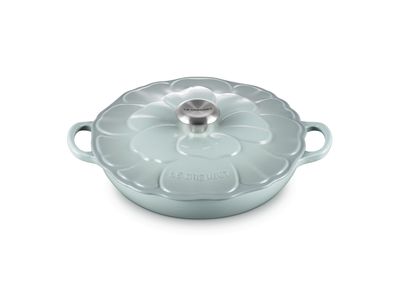 Signature Campagnard Bloesem in Geëmailleerd Gietijzer 26cm 2,2L Sea Salt