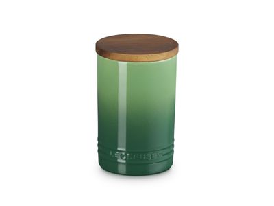 Bocal de conservation Signature en faïence avec couvercle en bois 10,5 cm 0,77 l Bambou