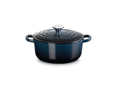 Signature Stoofpan Rond in Geëmailleerd Gietijzer  20cm 2,4l Nuit