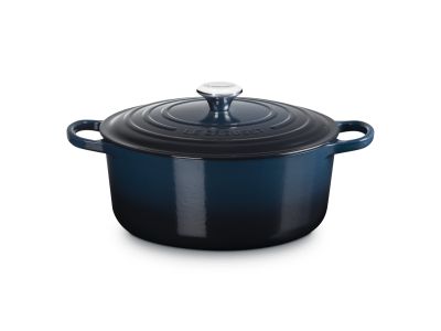 Signature Stoofpan Rond in Geëmailleerd Gietijzer 28cm 6,7l Nuit