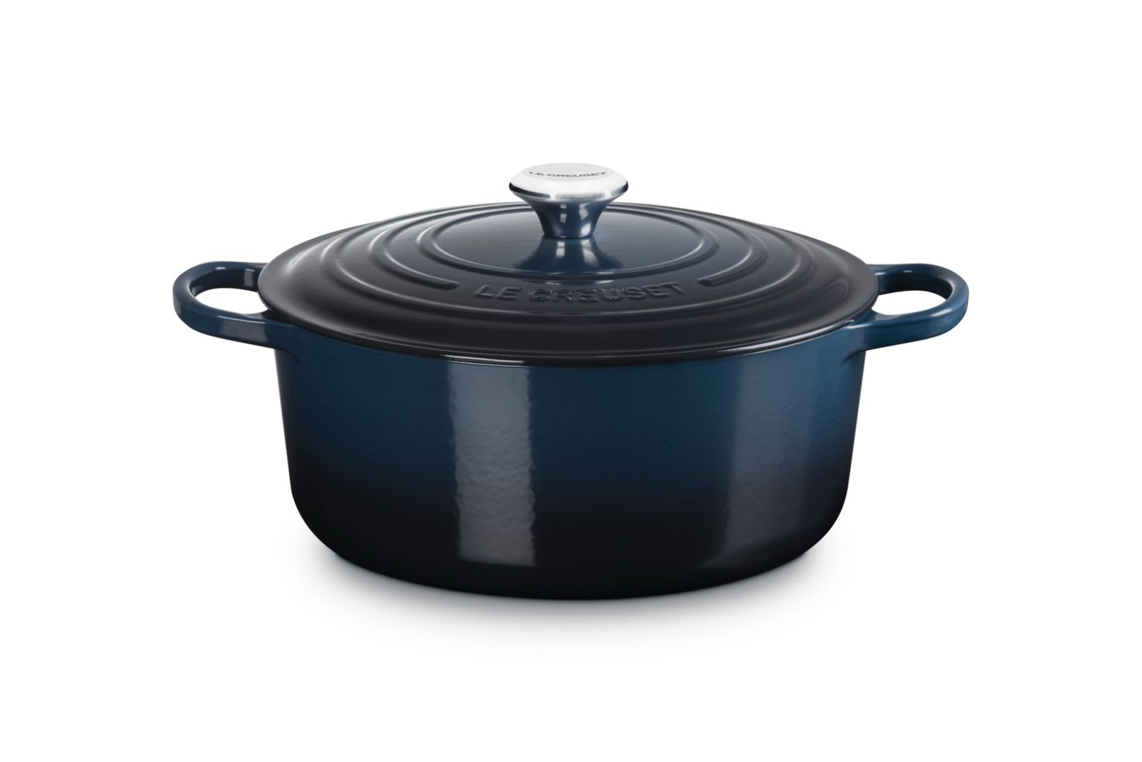 Signature Stoofpan Rond in Geëmailleerd Gietijzer 28cm 6,7l Nuit