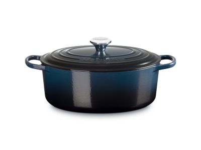 Signature Stoofpan Ovaal in Geëmailleerd Gietijzer 33cm 7,5l Nuit