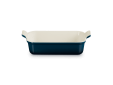 Plat à four rectangulaire en faïence 26 cm 2,3 l Nuit