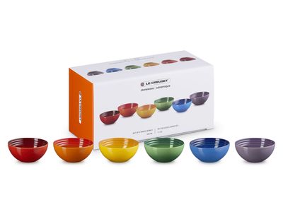 Rainbow Kommen Vancouver 6-delige set in Aardewerk 0,33L