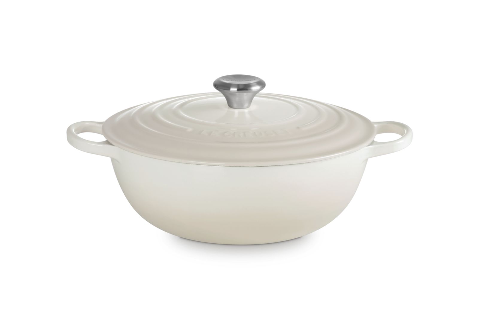 Marmite in Geëmailleerd Gietijzer 28cm 4,9l Meringue