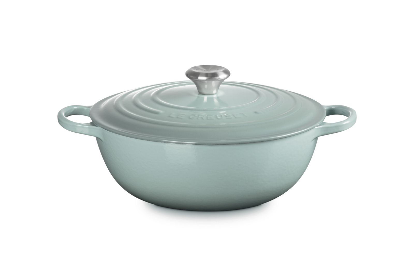 Marmite in Geëmailleerd Gietijzer 28cm 4,9l Sea Salt