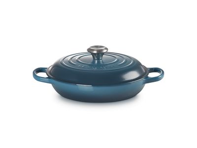 Campagnard Signature in Geëmailleerd Gietijzer  rond 26cm Deep Teal