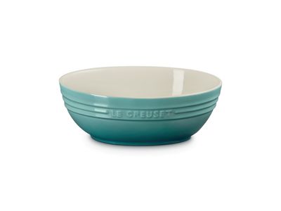 Serveerbowl ovaal in aardewerk 29cm 3,2L Blue Riviera