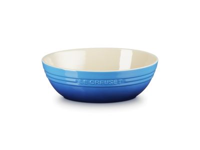 Serveerbowl ovaal in aardewerk 29cm 3,2L Azure
