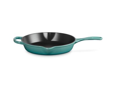Signature Skillet Hoog in Geëmailleerd Gietijzer 26cm 2L Bleu Riviera