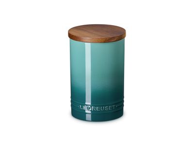 Signature Voorraadpot met houten deksel 10,5cm 0,77L Bleu Riviera