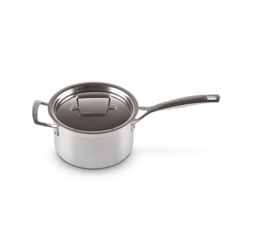 Steelpan in RVS met Deksel 18cm 2,8l  Le Creuset