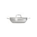 Le Creuset Kookpan Laag met Deksel in RVS 30cm 4,8l