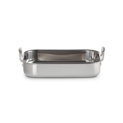 Le Creuset Plat à rôtir rectangulaire Inox Classique 35cm 5,5l 