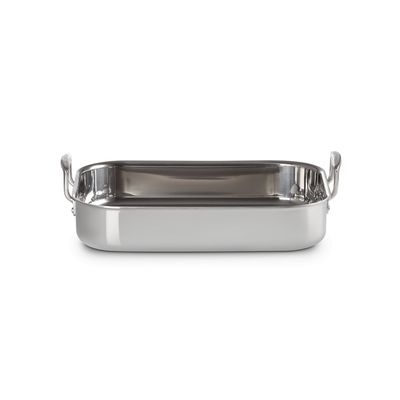 Plat à rôtir rectangulaire Inox Classique 35cm 5,5l  Le Creuset