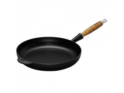 La Fonte Braadpan 26cm Mat Zwart