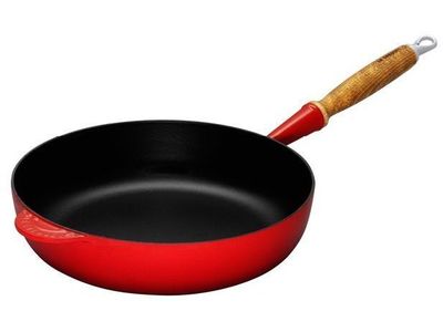 La Fonte Braadpan 28cm Kersenrood