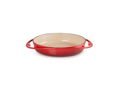 Tarte Tatinvorm in Geëmailleerd Gietijzer 28cm 2,6L Kersenrood