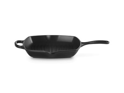 Signature Grillit® Vierkant in Geëmailleerd Gietijzer 26cm Zwart