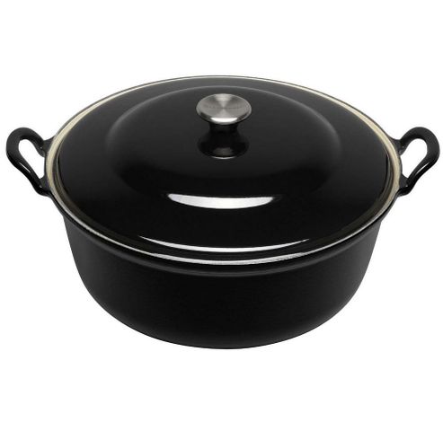 Faitout in Geëmailleerd Gietijzer 20cm 1,7l Ebben Zwart  Le Creuset