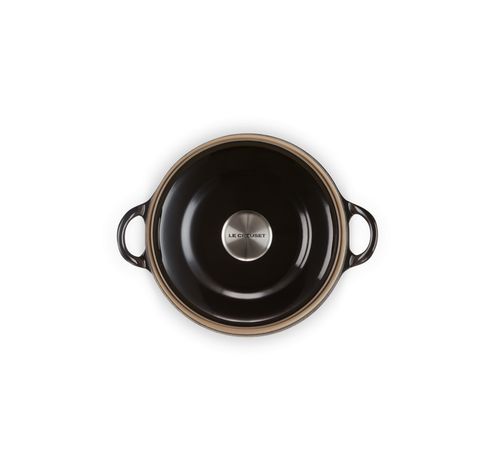 Faitout in Geëmailleerd Gietijzer 20cm 1,7l Ebben Zwart  Le Creuset