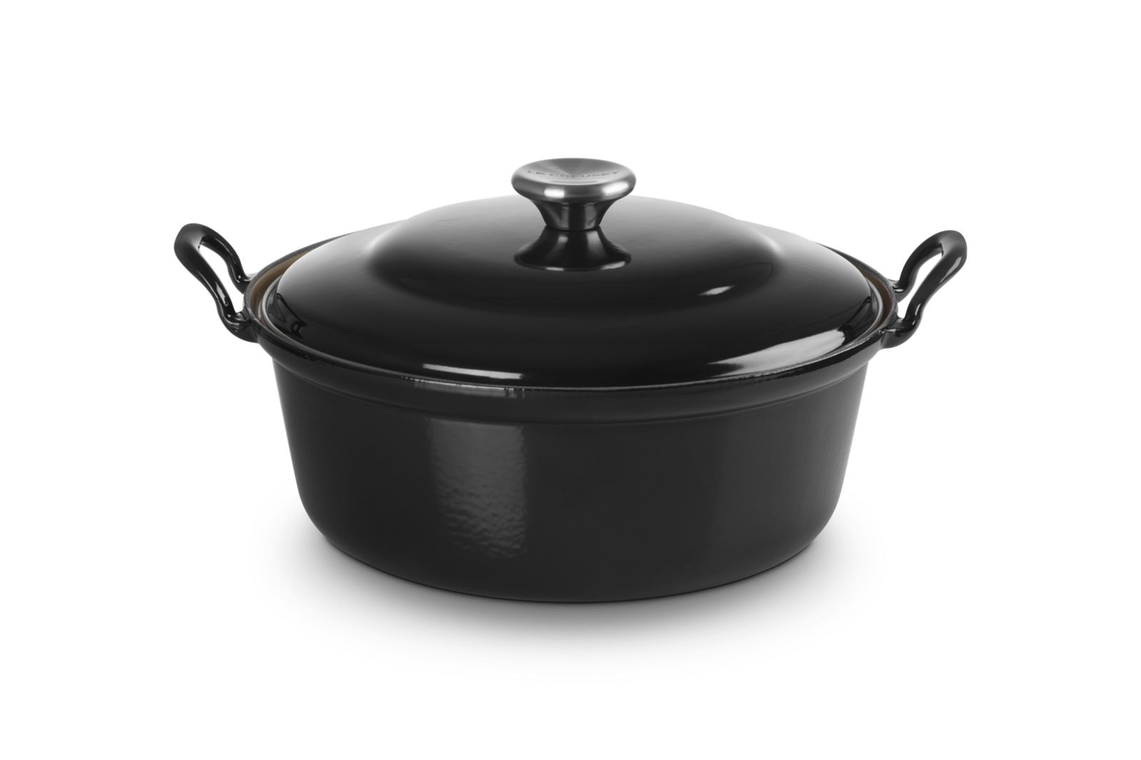 Faitout in Geëmailleerd Gietijzer 32cm 7,8l Ebben Zwart