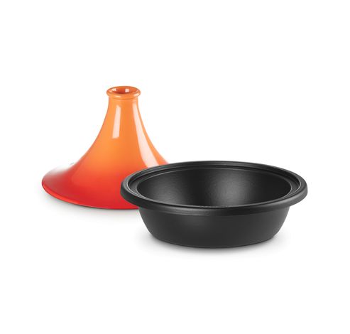 Tajine in Geëmailleerd Gietijzer 31cm 3,7l Oranjerood  Le Creuset