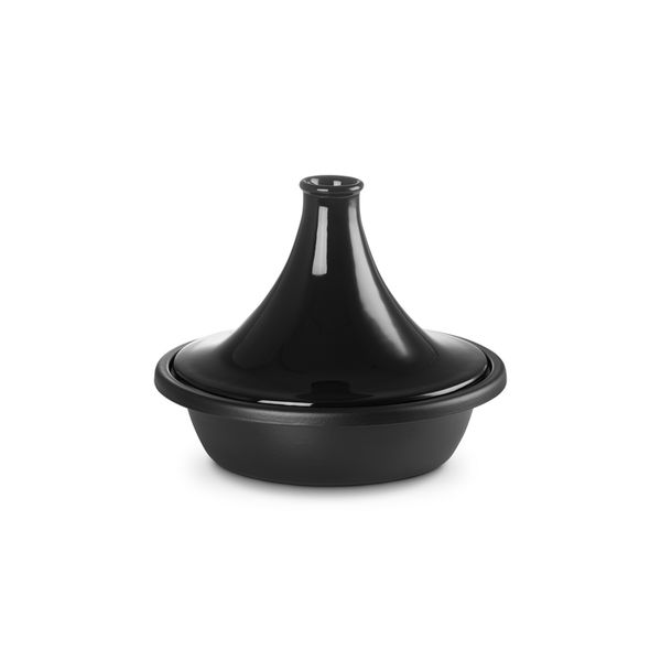 Le Creuset Tajine in Geëmailleerd Gietijzer 31cm 3,7l Ebben Zwart