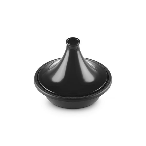 Tajine in Geëmailleerd Gietijzer 31cm 3,7l Ebben Zwart 