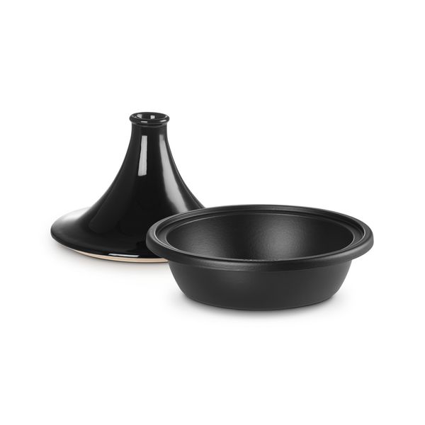 Le Creuset Tajine in Geëmailleerd Gietijzer 31cm 3,7l Ebben Zwart