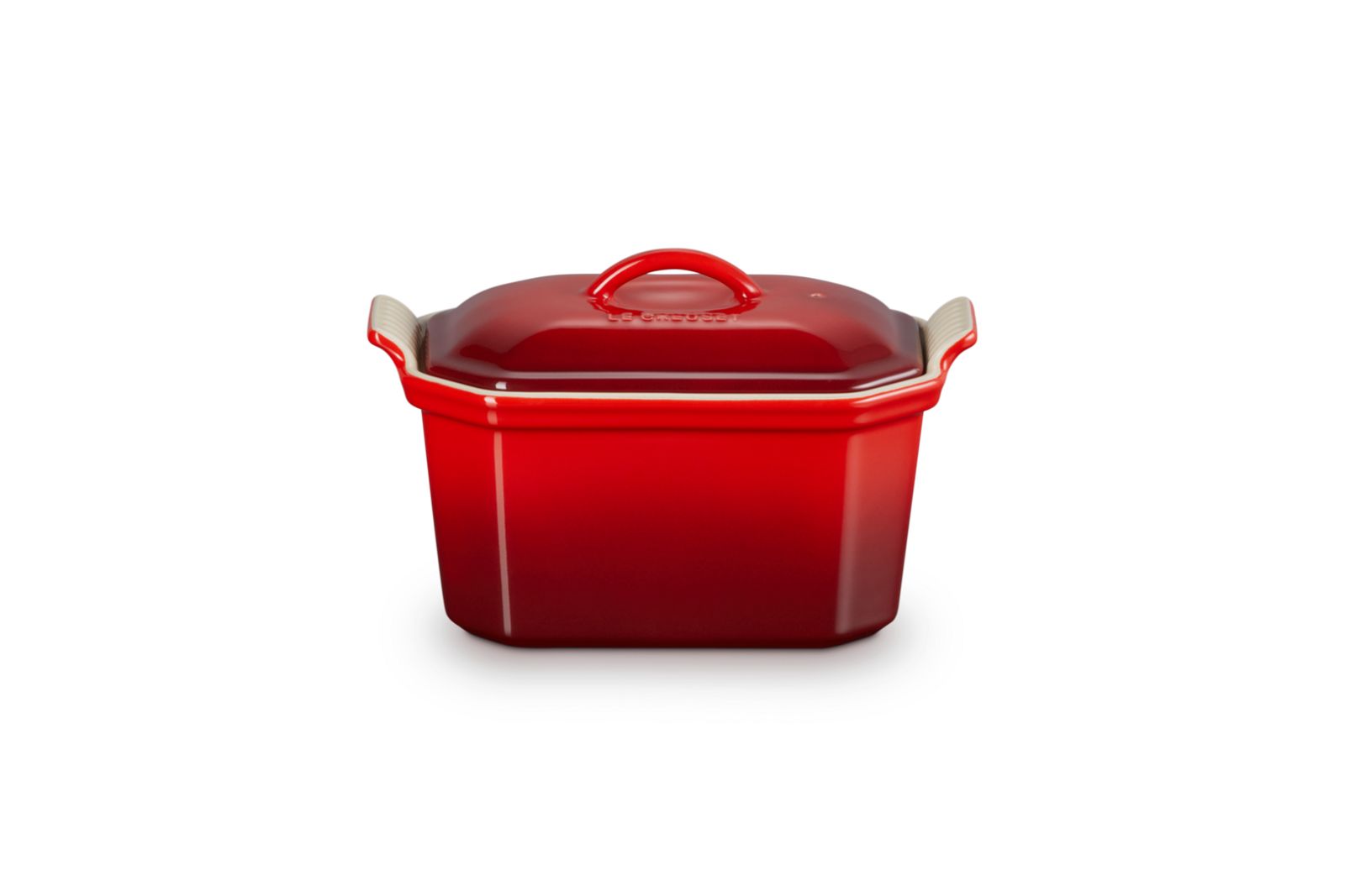 Terrine met Pers in Aardewerk 16cm 0,6l Kersenrood