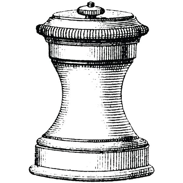 Mignonette Zoutmolen 10cm verzilverd 