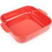 Peugeot Appolia vierkante ovenschotel 36cm Rood