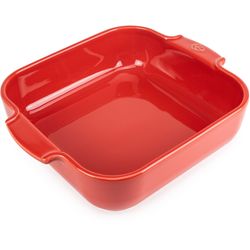 Peugeot Appolia vierkante ovenschotel 28cm Rood