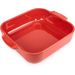 Peugeot Appolia vierkante ovenschotel 28cm Rood